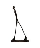 Statue sculpture homme marcheur par Giacometti réplique bronze véritable... - $128.20 CAD