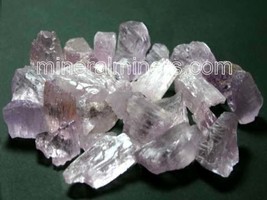 Gem-grade Kunzite Crystals, Natural Color Kunzite Crystals, Kunzite Mine... - $11.95+