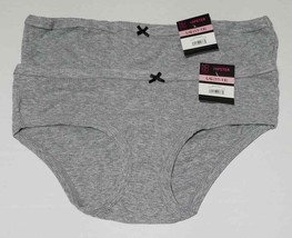 No Boundaries Cotton Hipster Size L/G (11-13) 2Pairs Color Grey (LOC G UW) - £11.44 GBP