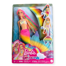 Barbie GTF89 Dreamtopia Rainbow Magic Mermaid Doll with Rainbow Hair - £20.75 GBP