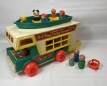 Vintage Fisher Price Little People Family Camper 994 W/ Figures - £37.36 GBP