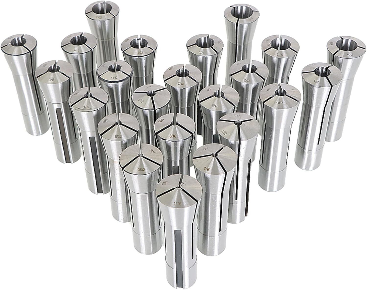 Gxywady 1/16-3/4 Inch R8 Collet Female Thread 7/16-20 For Various R8 Mill - $91.95