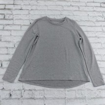 American Eagle Shirt Womens Small Gray Soft and Sexy Plush Long Sleeve Pullover - £15.87 GBP