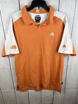 Cbs Sports Adidas Clima Cool Polo Shirt Adult Medium Orange - £14.20 GBP