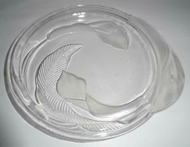 Fifth Avenue Crystal Calla Lily Set of 4 Dessert Plates Clear &amp; Frosted - £29.97 GBP