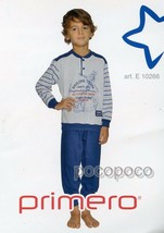 Long Sleeve Pajamas Boy Cotton Primero Art. 10266 - $18.45+