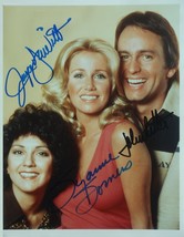 Three&#39;s Company Cast Signed Photo X3 - John Ritter, Susan Somers, Joyce Dewitt W - £302.95 GBP