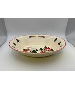 Mason&#39;s CHRISTMAS VILLAGE 9 3/4&quot; Oval Vegetable Serving Bowl Made in Eng... - $91.16 CAD
