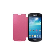 Samsung Flip Premium Case Cover for Samsung Galaxy S4 Mini - Pink  - $12.00