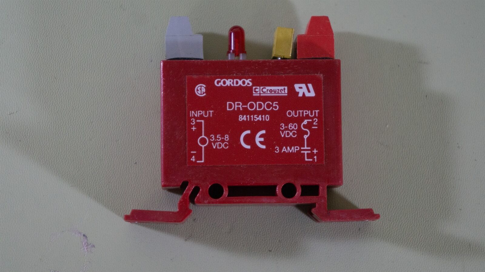 Gordos Crouzet DR-ODC5 DC Output Module , 3.5-8VDC Input , 3-60VDC / 3A ... - $9.77