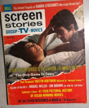 SCREEN STORIES magazine May 1969 Raquel Welch Elvis Midnight Cowboy - £11.67 GBP