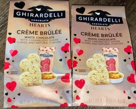 Ghirardelli 2-Bags Creme Brulee White Chocolate 4.1 oz Each ~ 9/30/2025 - £18.88 GBP