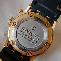 INVICTA SUBAQUA  MENS QUARTZ 52MM GOLD CASE -Needs new Battery image 6