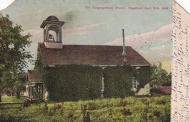 Congregational Church Osawatomie Kansas KS Postcard 1907 UDB A04 - £2.35 GBP