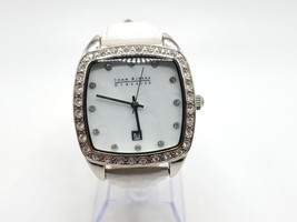 Joan Rivers Classics Watch New Battery Diamond Accent 38mm Square MOP Dial - $29.99