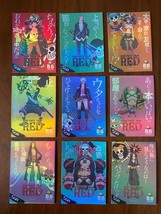 One Piece Anime Collectable Trading Card Red Movie SSR UR 63 Card Set Lu... - £23.97 GBP