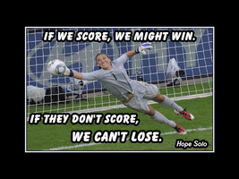 Hope Solo Inspirational Soccer Quote Poster Print Gift Motivation Wall Art - £18.35 GBP+