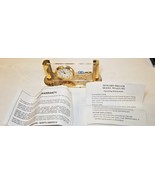 Howard Miller 613-582 Bismark solid brass business card holder w clock r... - $47.50 CAD