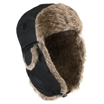 Rothco Fur Flyers Hat Black Water Resistant Synthetic Fur Flyers Hat 9870 - $541.59 MXN