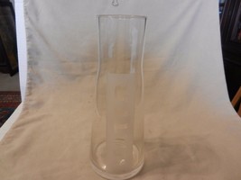 Clear with Frosted Glass Water Carafe 9&quot; Tall - $40.00