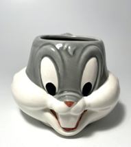 Vintage 1994 Warner Bros Looney Tunes Bugs Bunny 3D Sculpted Mug Ceramic - $8.87