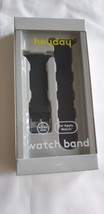 Heyday Watch Band for Apple Watch 42-44mm Silicone Fits 140 to 225mm - Black  - £7.56 GBP