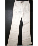 New NWT Womens 2 4 Designer Costume National Silk Tall Pants Beige 38 It... - £1,123.78 GBP