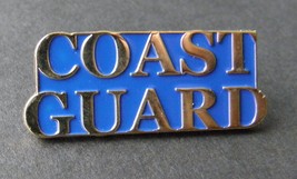 Uscg Us Coast Guard Script Military Lapel Hat Pin Badge 1 Inch - £4.44 GBP