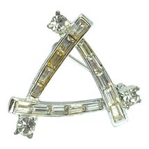 Vintage Sterling Rhinestone Brooch - €15,56 EUR