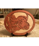 Brand New Layered Wooden Laser Art - Cape Buffalo - FREE SHIPPING - $472.55 MXN