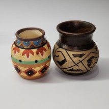 Vintage NORTH AMERICAN INDIAN Art Pottery Vase Pitcher Jug - UNKNOWN MAK... - £23.95 GBP
