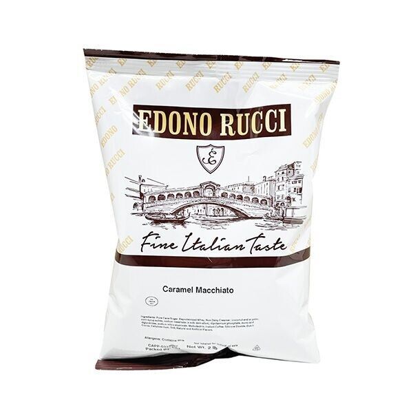 Edono Rucci Caramel Macchiato Cappuccino Mix, 2 lb bags - $19.99