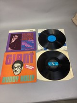 Buddy Hollys Greatest Hits &amp; Giant RPM Vinyl Records - $243.60 MXN