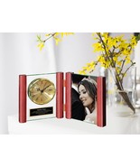 Personalized Desk Clock 4x6 Picture Frame Table Custom Photo Plaque Gift... - $130.32 CAD
