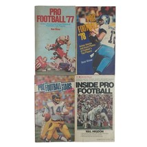 Vintage NFL Football Paperback Book Lot of 4 Inside Pro 1977 1978 All St... - £11.60 GBP