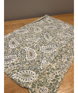 Waverly PAISLEY VERVEINE SPRING Green Floral Valance 100% Cotton 52Wx18&quot; - $316.18 MXN