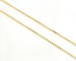 2.5mm Unisex Chain 14kt Yellow Gold 400551 - £143.52 GBP