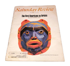 Saturday Review Sep.  4, 1971 Issue Magazine “The First Americans As Artists”   - £7.49 GBP