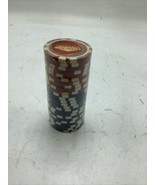 Las Vegas Casino Poker Chips Las Vegas Sign. 10 Red. 15 Blue - $15.31 CAD