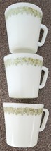 Pyrex ~ Usa ~ Set Of Three (3) ~ Spring Blossom ~ Corelle ~ Coffee Cups/Mugs (3) - £24.06 GBP