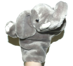 Gray Plush Elephant Hand Puppet from Toys R Us Stuffed Pre-school toy - $11.76