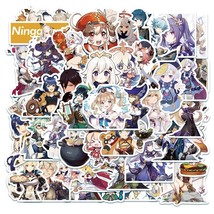 100 Pcs Hot Games Genshin Impact Anime Waterproof Handmade Stickers for Laptop M - £9.55 GBP