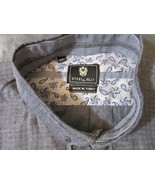XXL Steel &amp; Jelly Long Sleeve Shirt Gray Mens Button Front Flip Cuff Pai... - £26.40 GBP