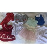 Baby Clothes 60s 70s 80s Girls Boys Dress Lot Sleeper 8 Items vintage - €29,87 EUR