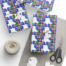 Colorful Back to School Days Decorative Eco-Friendly Gift Wrapping Paper - $19.80+