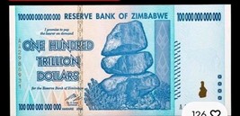 ZIM Zimbabwe 100 Trillion Banknote 9   Notes   AA/2008, P-91, Uncirculat... - $1,386.00