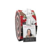 Jelly Roll Holly Berry Tree Farm Christmas Cotton Fabric Precuts Bundle M530.31 - £31.95 GBP