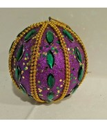 10 CM Foam Ball with Beads Ornament - £9.40 GBP