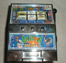 Coin Bank Slot Machine - Aminal World Slot Bank - $14.00