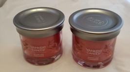 2 Yankee Candle Sparkling Cinnamon  Signature Small Tumbler Candle 4.3 oz 1 wick - £14.00 GBP